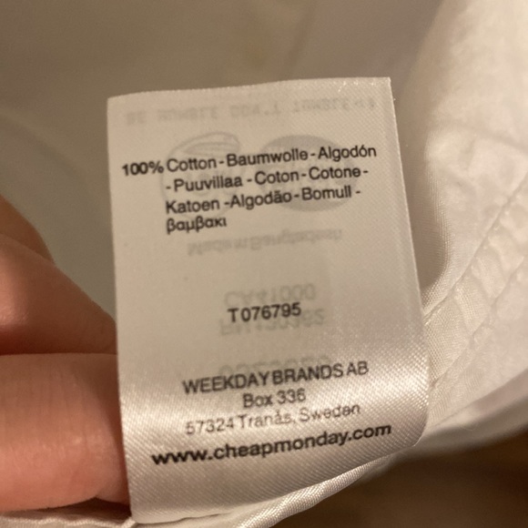 CHEAP MONDAY white shirt - Picture 3 of 3